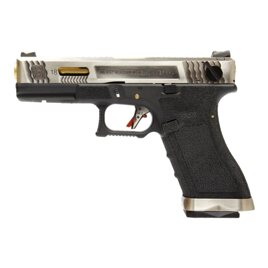 Пістолет Glock 18 Force T3 Metal Green Gas WE