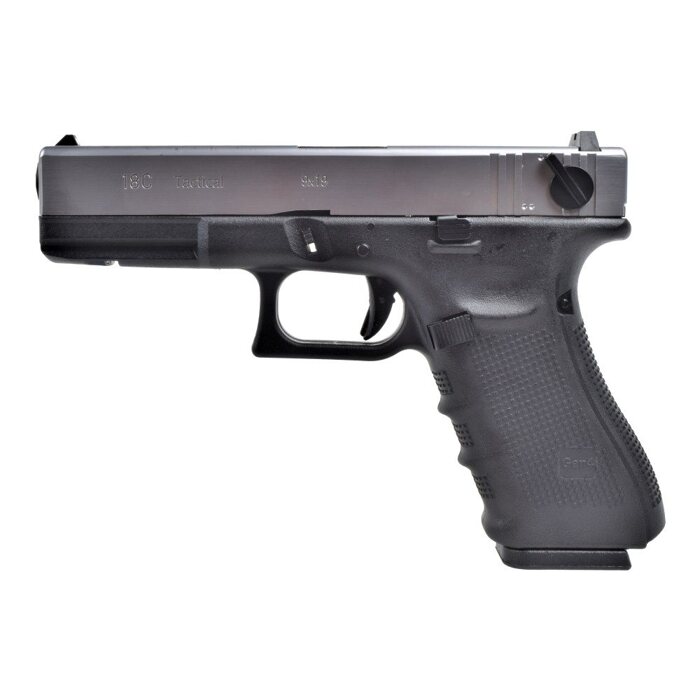 Пистолет Glock 18 Gen4. Metal Silver Green Gas [WE] фото 1