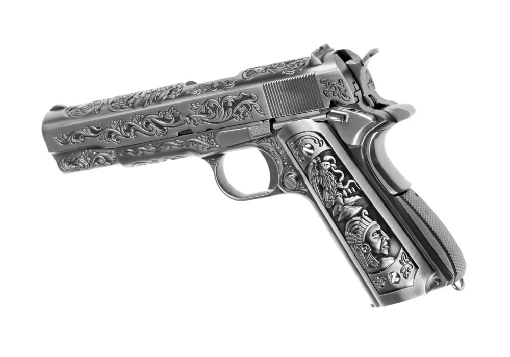 Пістолет M1911 метал Silver WE фото 2