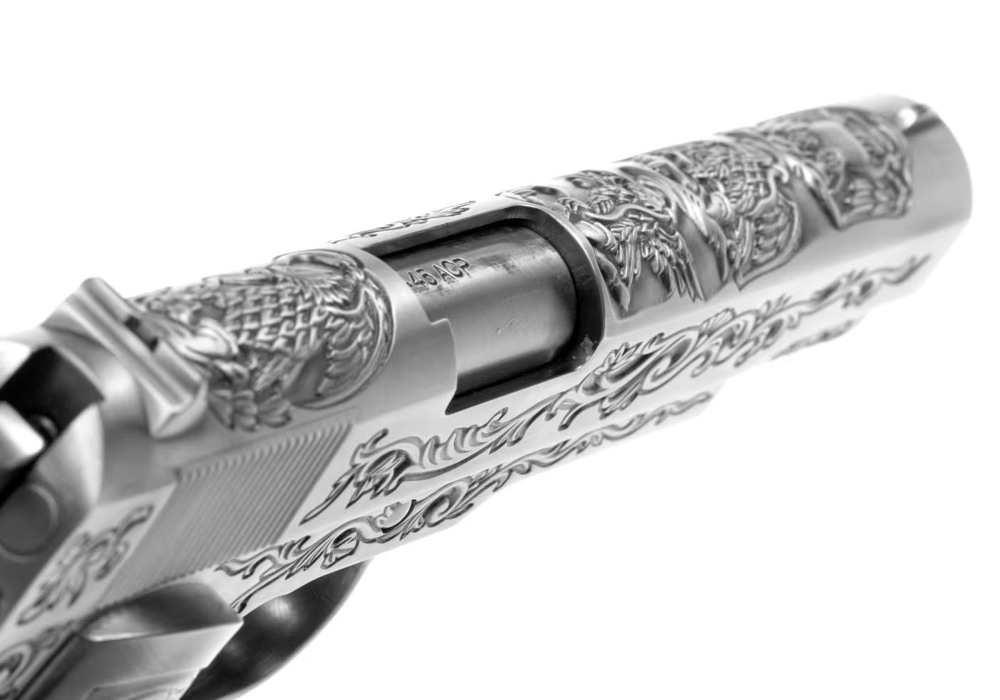 Пістолет M1911 метал Silver WE фото 6