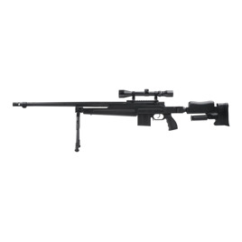 Снайперская винтовка L96 MB4414D с оптикой и сошками WELL