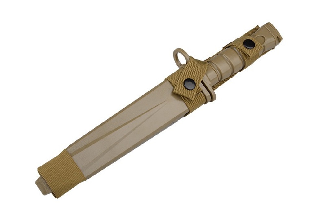 Ніж пластиковий M10 tan (без тканинного обвісу) фото 1