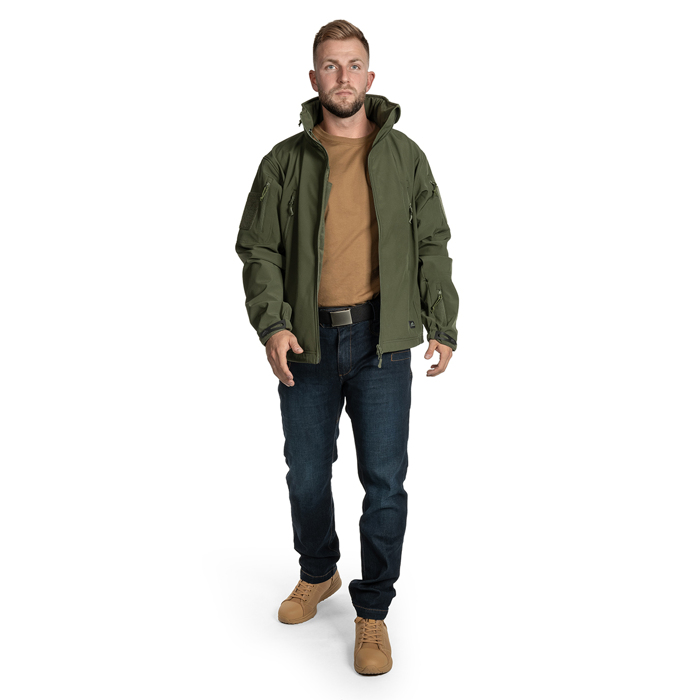 Куртка софтшел Helikon Gunfighter FM Olive розмір L фото 6
