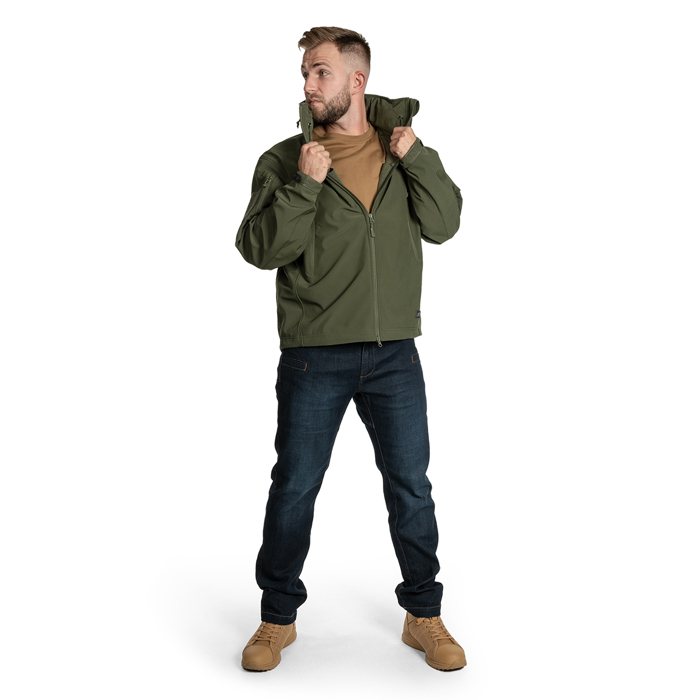 Куртка софтшел Helikon Gunfighter FM Olive розмір L фото 7