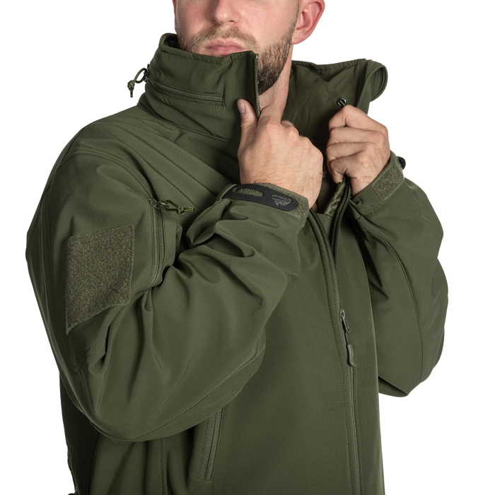 Куртка софтшел Helikon Gunfighter FM Olive розмір L фото 3