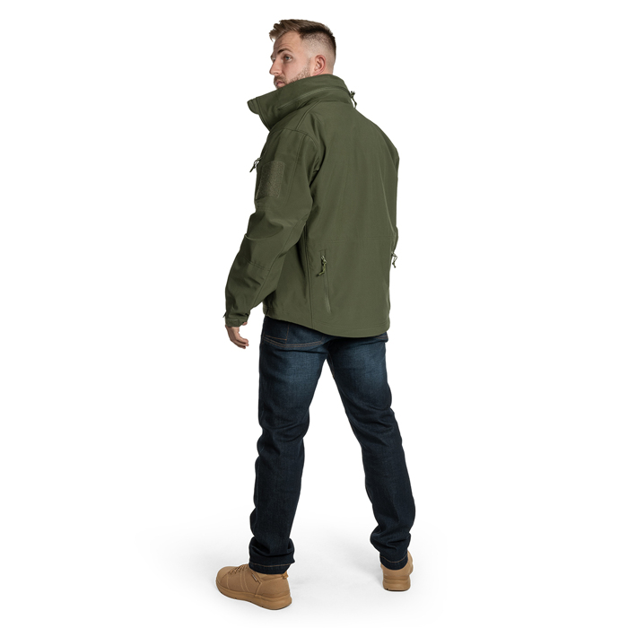 Куртка софтшел Helikon Gunfighter FM Olive розмір L фото 8