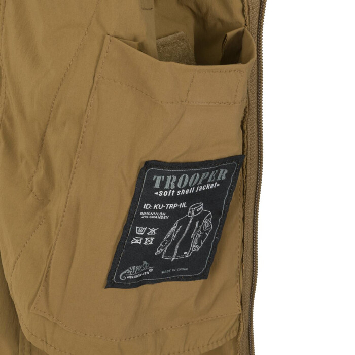 Куртка софтшел Helikon Trooper Black розмір XL фото 9