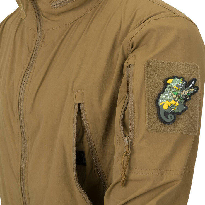 Куртка софтшел Helikon Trooper Black розмір XL фото 7