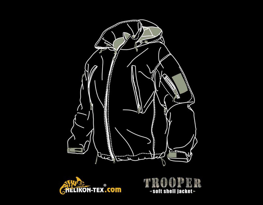 Куртка софтшел Helikon Trooper Mud Brown розмір XL фото 2
