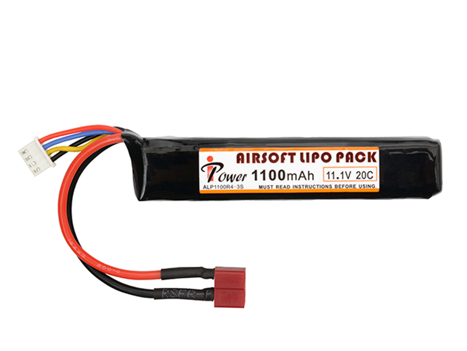 АКБ Li-Po 1100mAh 11,1V 20C моноблок T-connect IPower фото 1