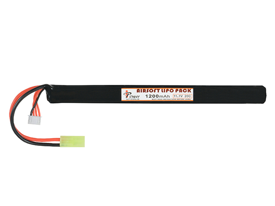 АКБ Li-Po 1200mAh 11,1V 20C моноблок IPower фото 1