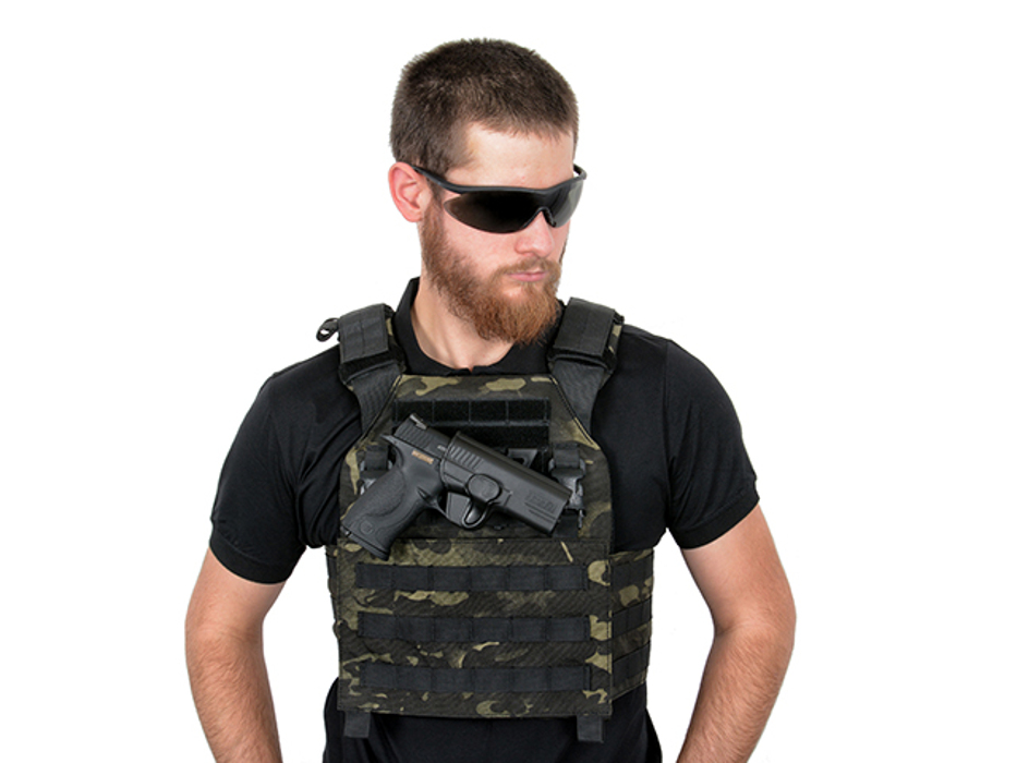 Крепление для пластиковой кобуры на MOLLE Amomax фото 5
