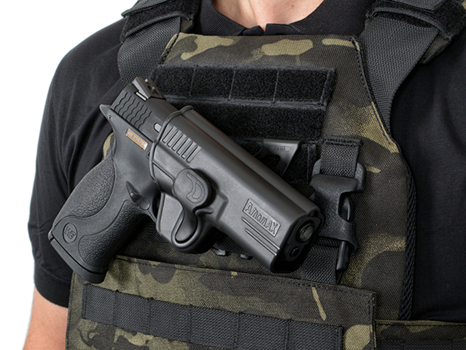 Крепление для пластиковой кобуры на MOLLE Amomax фото 6
