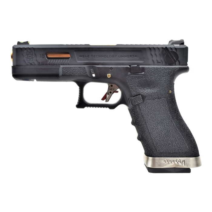Пістолет Glock 18 Force T1 Metal Green Gas WE фото 1