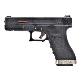 Пістолет Glock 18 Force T1 Metal Green Gas WE