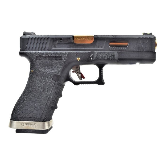 Пістолет Glock 18 Force T1 Metal Green Gas WE фото 2