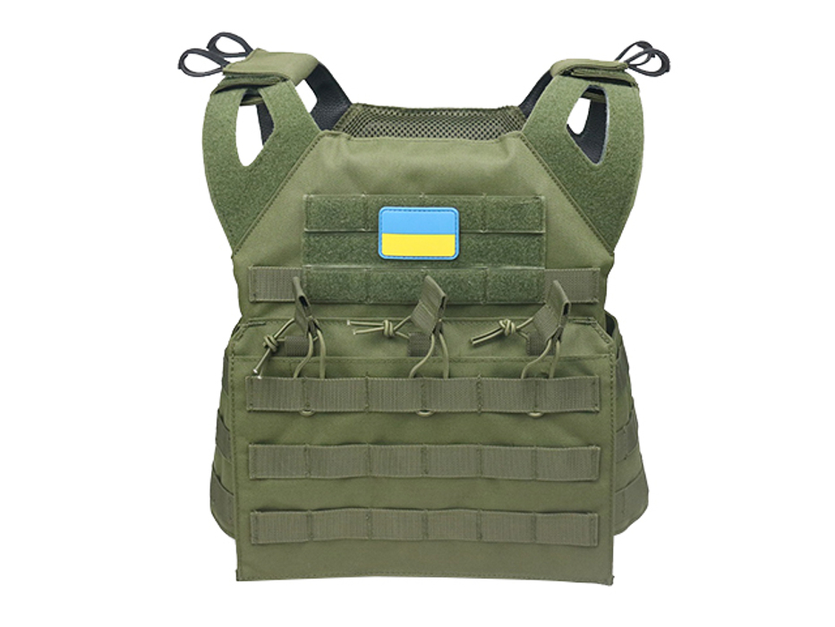 Нашивка прапор України 55*35мм фото 2