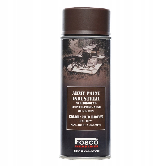 Спрей-фарба - MUD Brown RAL 8027 Fosco фото 1