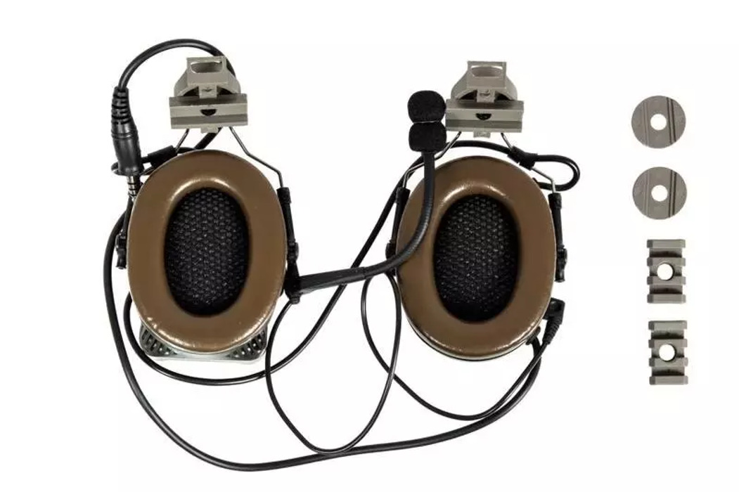 Тактичні навушники Com I FAST Headset – Olive Drab Z-TAC фото 3