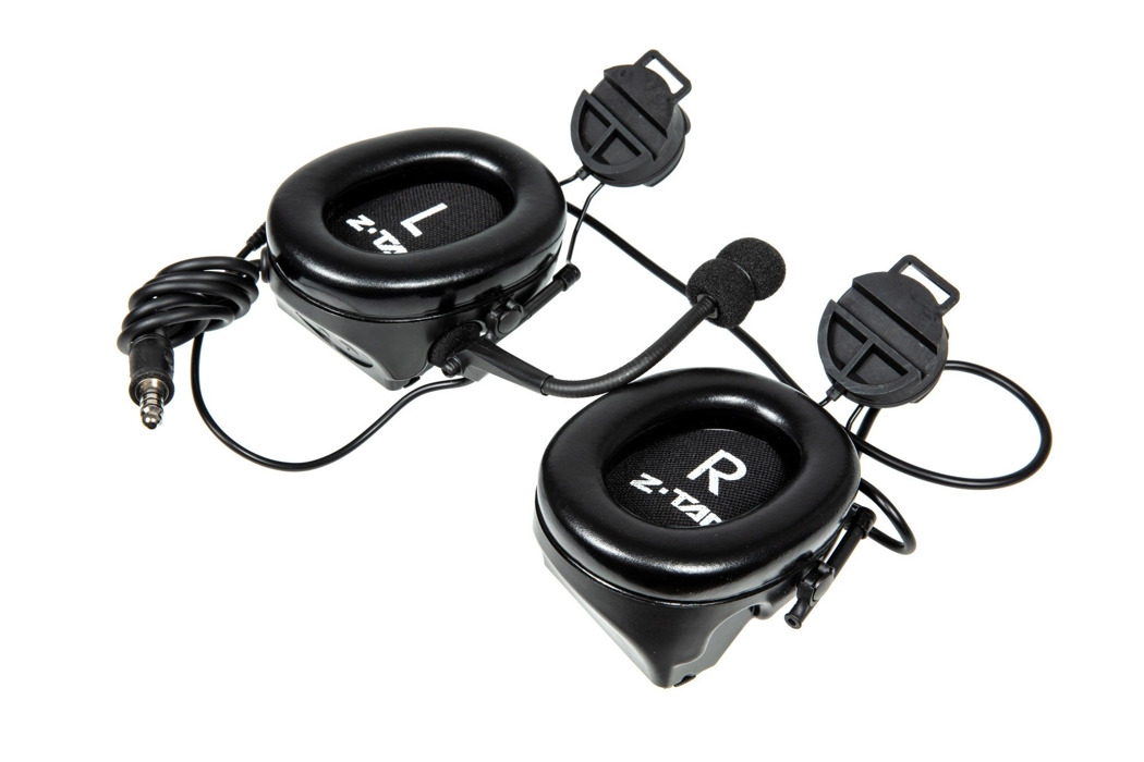 Тактичні навушники Z152 CII Headset з адаптером black Z-TAC фото 2