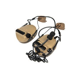 Тактичні навушники Z154 CIII Headset з адаптером dark earth Z-TAC