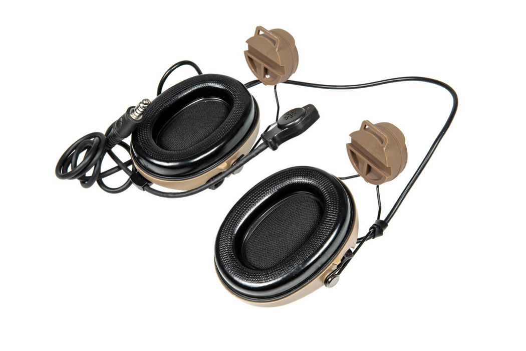 Тактичні навушники Z156 zSordin Headset з адаптером dark earth Z-TAC фото 2