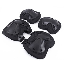 Комплект (наколінники, налокітники) Ultimate Tactical Black