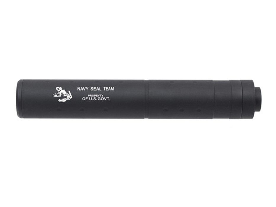 Глушитель ACM 196X32mm black NAVY SEAL TEAM logo фото 1