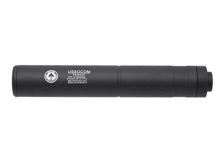Глушитель ACM 196X32mm black USSOCOM logo фото 1