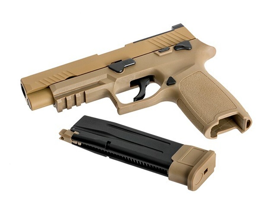 Пістолет Sig Sauer F17 Green Gas Tan AEG фото 8