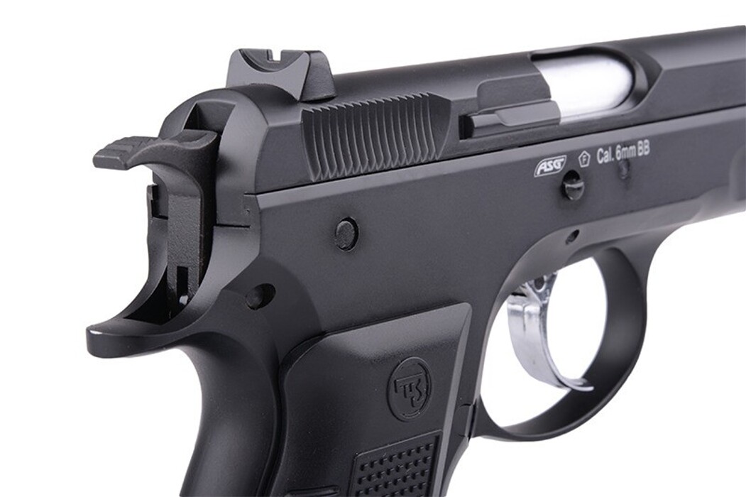 Пістолет CZ 75 ASG Full Metal Green Gas фото 7