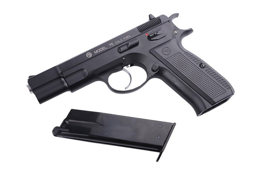 Пістолет CZ 75 ASG Full Metal Green Gas фото 6