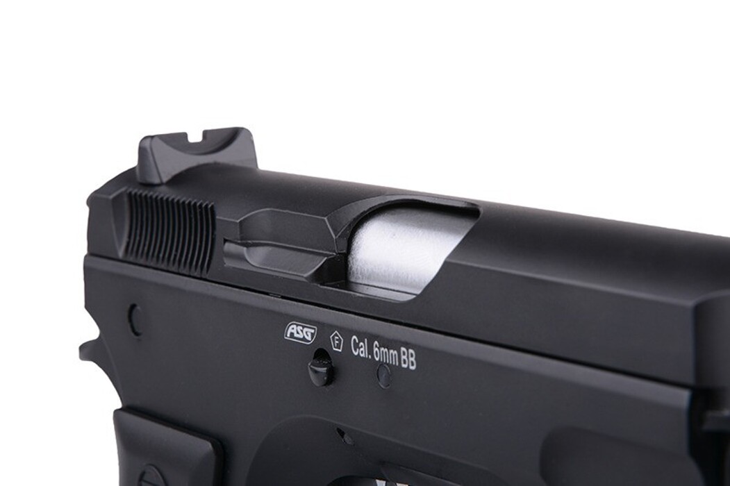 Пістолет CZ 75 ASG Full Metal Green Gas фото 9
