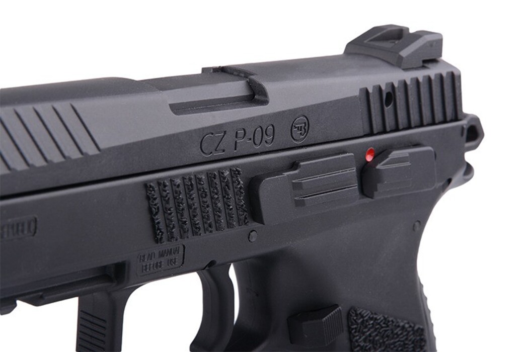 Пістолет CZ P-09 Flat Black GBB Green Gas фото 7