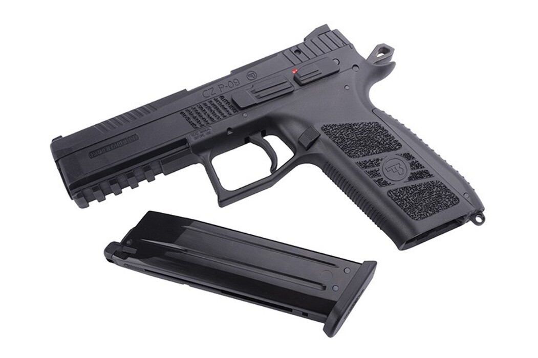 Пістолет CZ P-09 Flat Black GBB Green Gas фото 6