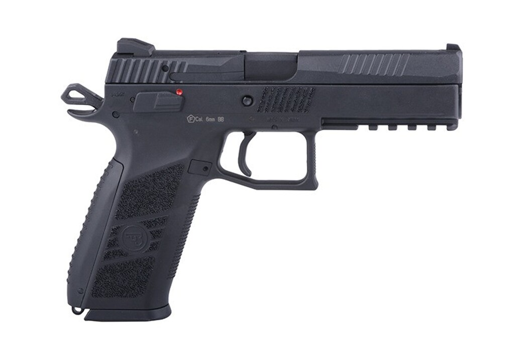 Пістолет CZ P-09 Flat Black GBB Green Gas фото 3