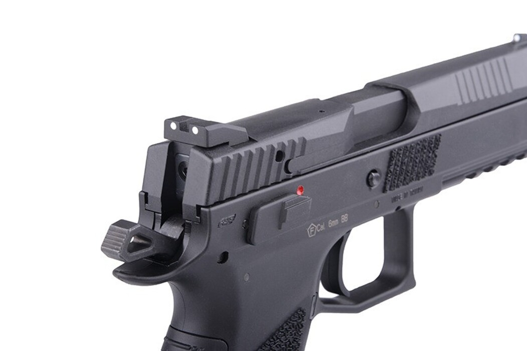 Пістолет CZ P-09 Flat Black GBB Green Gas фото 10