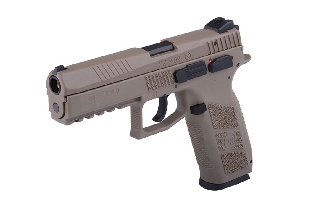 Пістолет CZ P-09 Flat Dark Earth GBB Green Gas [ASG] фото 2