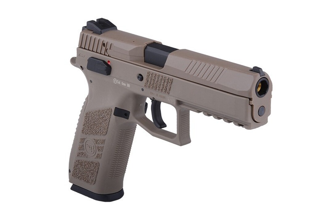 Пістолет CZ P-09 Flat Dark Earth GBB Green Gas [ASG] фото 5