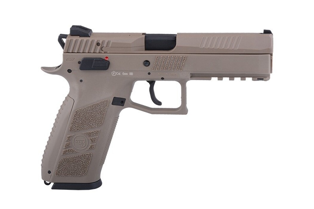 Пістолет CZ P-09 Flat Dark Earth GBB Green Gas [ASG] фото 3