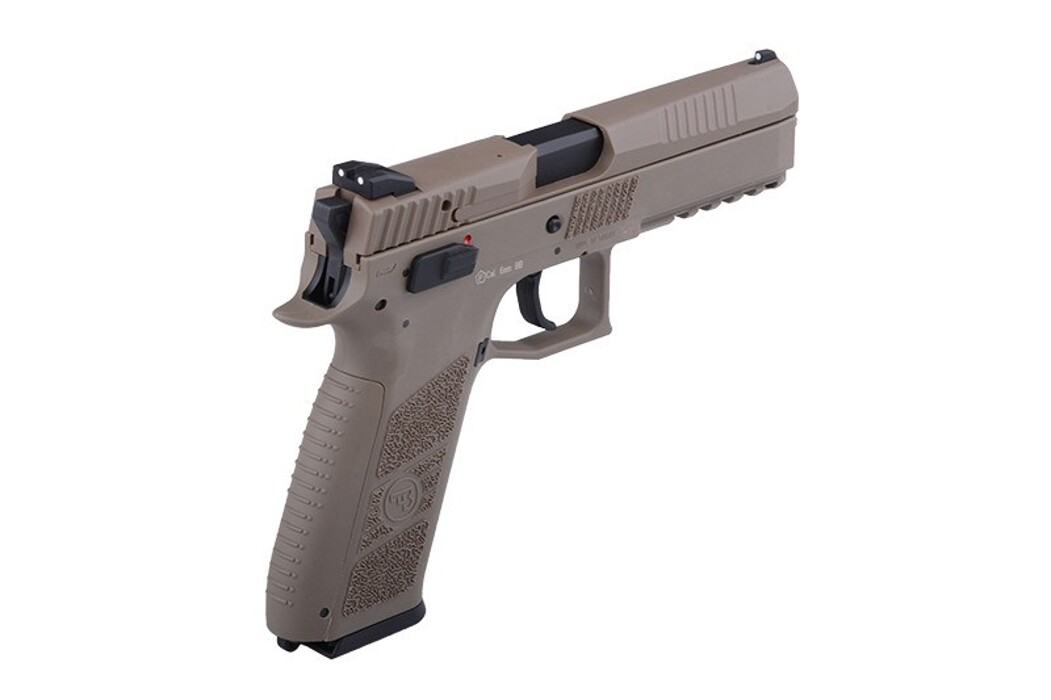 Пістолет CZ P-09 Flat Dark Earth GBB Green Gas [ASG] фото 4