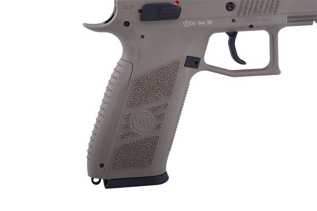Пістолет CZ P-09 Flat Dark Earth GBB Green Gas [ASG] фото 10
