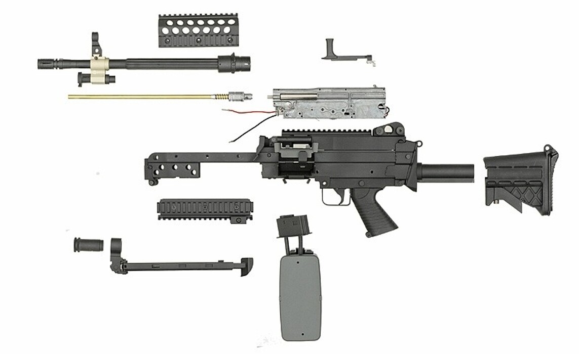 Кулемет H.M.G. M249 Mk46 Mod 0 A&K фото 14