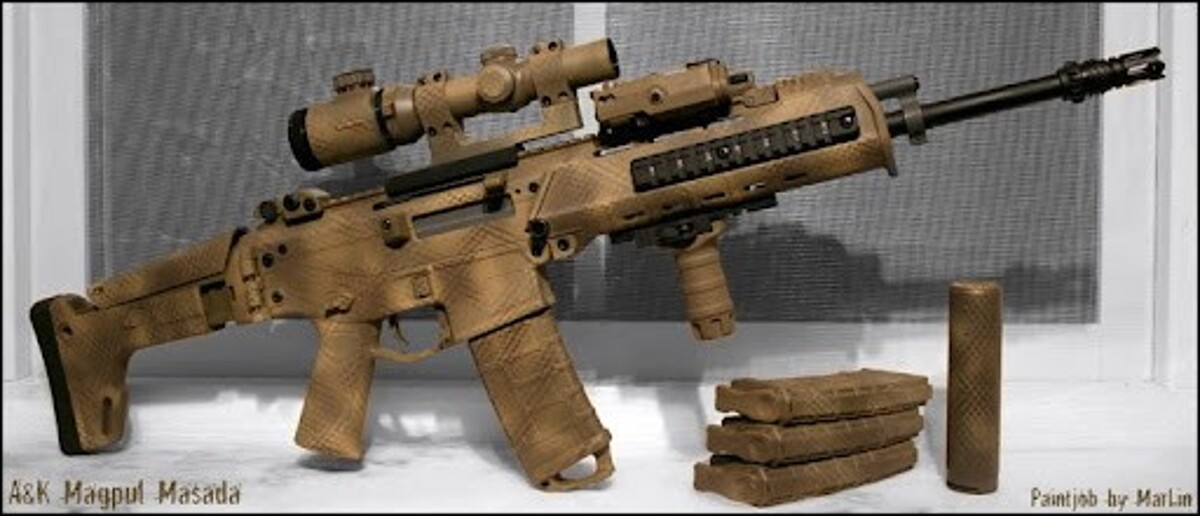 Штурмовая винтовка Masada Magpul A&K фото 9