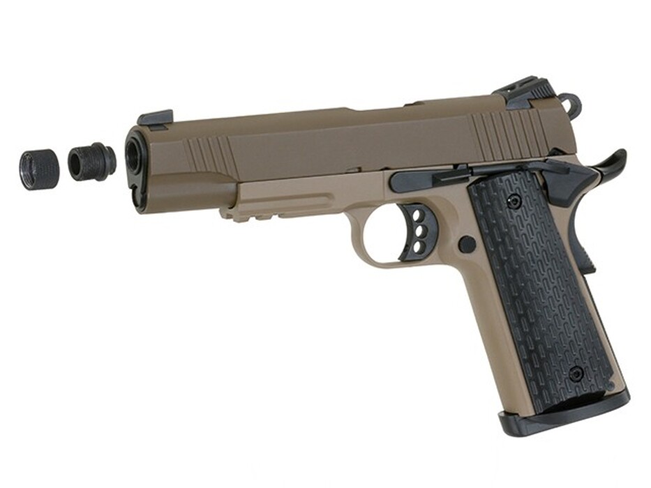 Пистолет Colt R28 (TG-1) - Dark Earth/Brown [Army Armament] фото 8