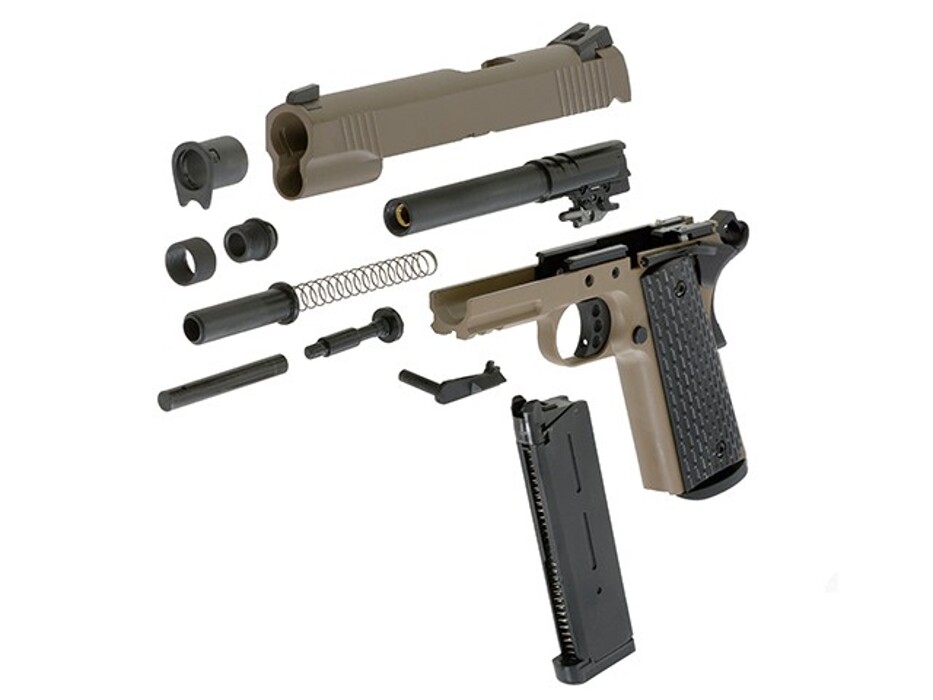 Пистолет Colt R28 (TG-1) - Dark Earth/Brown [Army Armament] фото 11