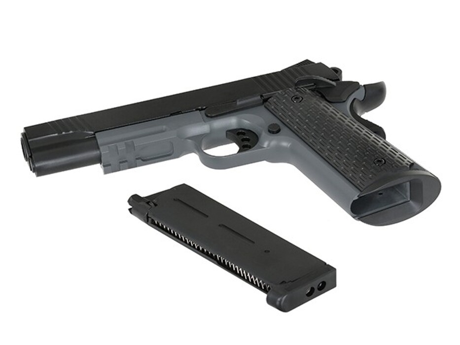 Пистолет Colt R28 (TG-2) - Grey/Black [Army Armament] фото 9