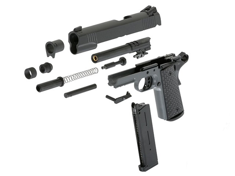Пистолет Colt R28 (TG-2) - Grey/Black [Army Armament] фото 11
