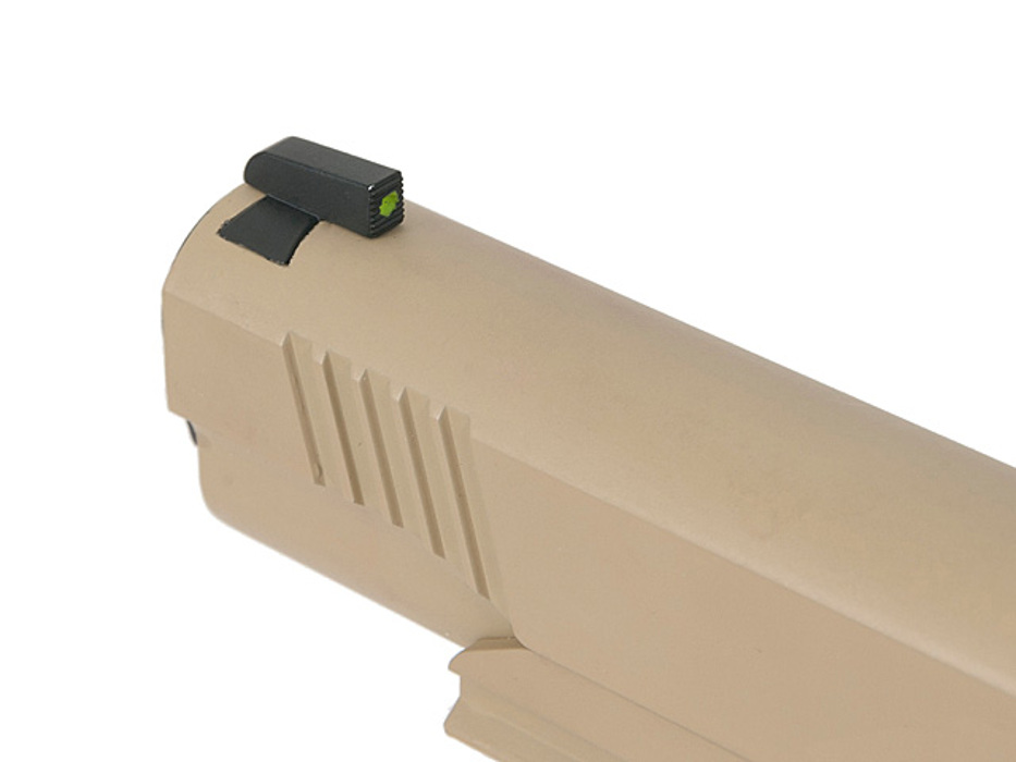 Пистолет Kimber Desert Warrior Army Metal R28 - tan Green Gas фото 12