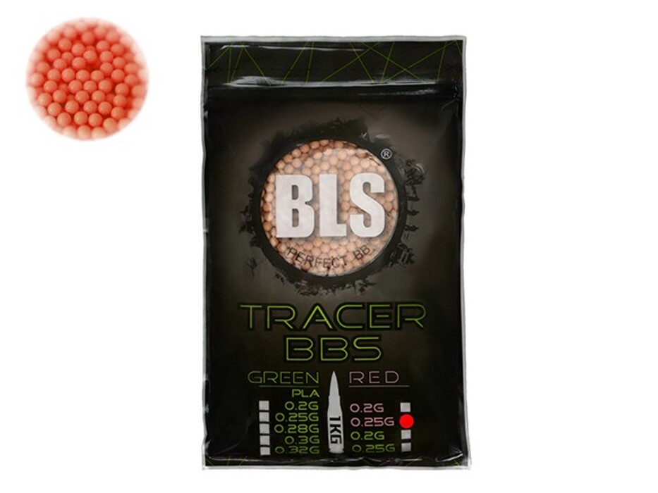 Кулі трасерні 0,25G - 1 KG RED BLS фото 1